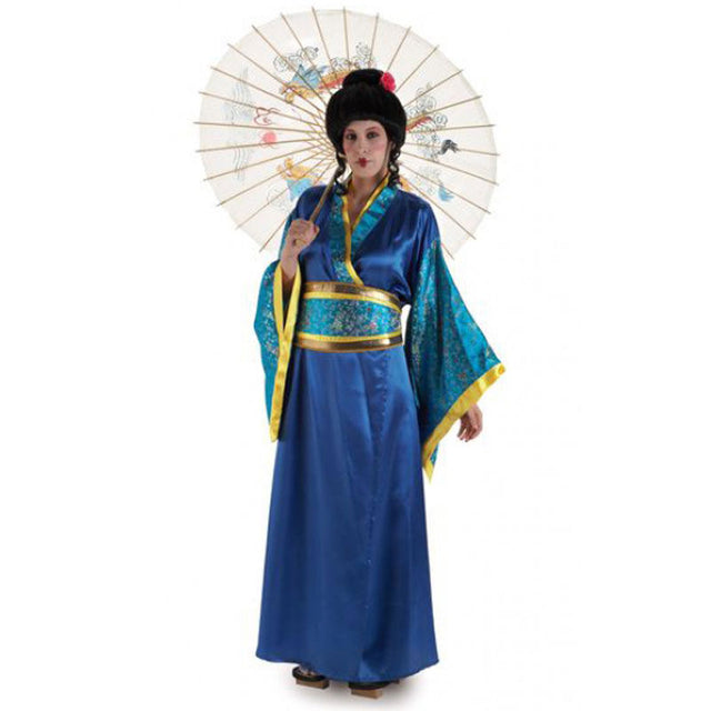 Disfraz de Geisha Azul