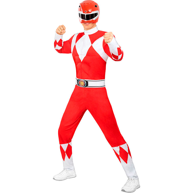 Disfraz de Power Ranger Rojo para hombre