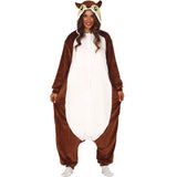 Disfraz de Ardilla Kigurumi para adulto