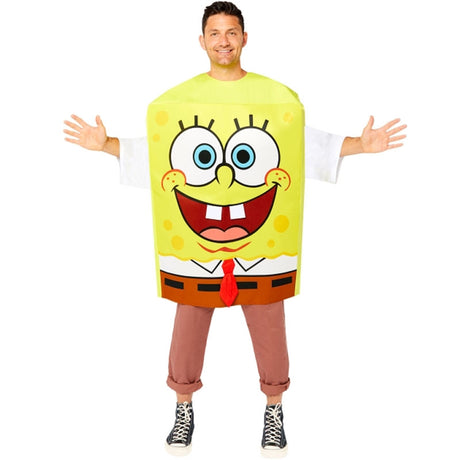 Disfraz de Bob Esponja para hombre