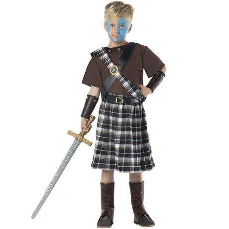 Disfraz de Braveheart para niño