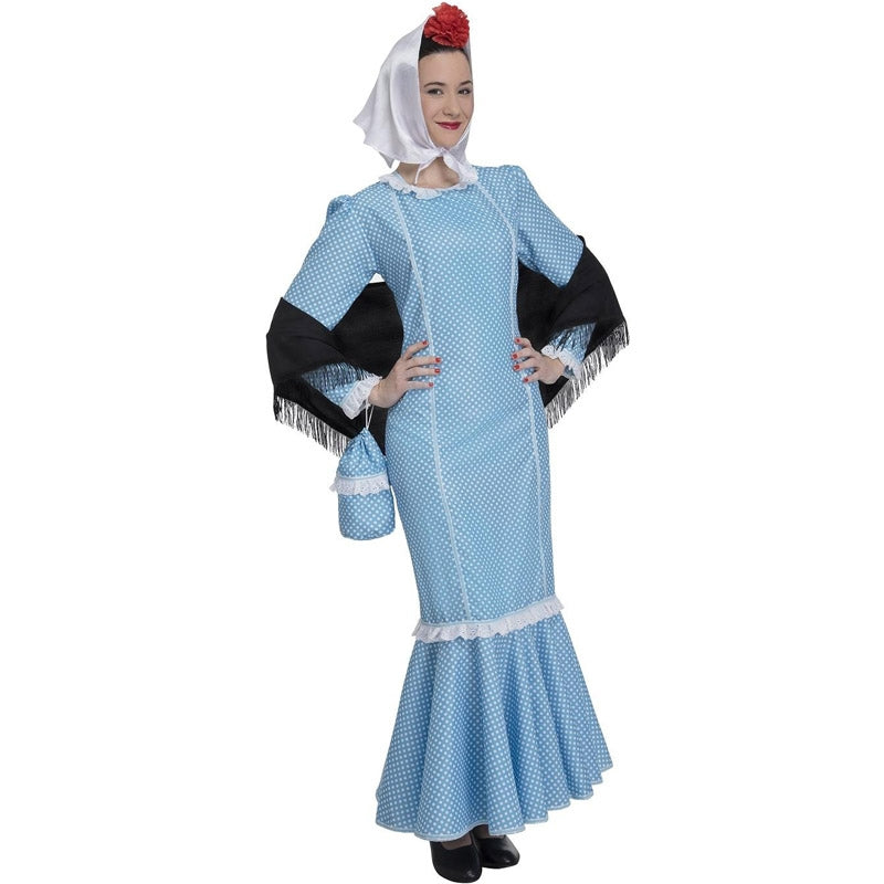 Costume Chulapa Blu donna | Acquistare online