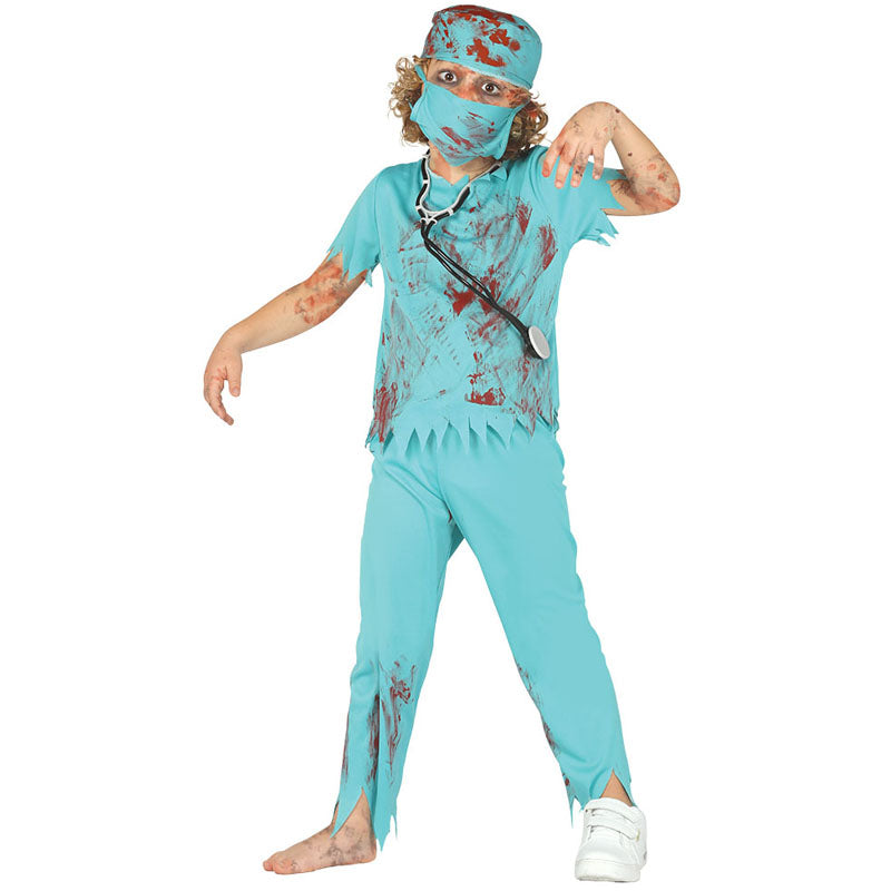 Disfraz de Cirujano Zombie Infantil