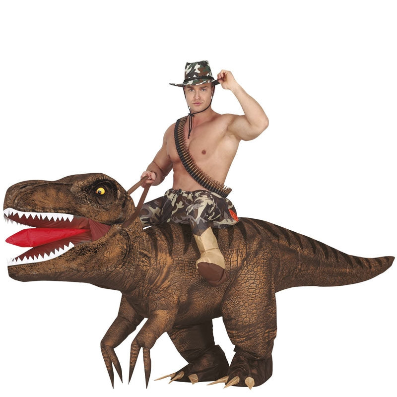 Disfraz de Dinosaurio hinchable para hombre