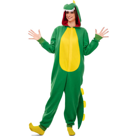 Disfraz de Dinosaurio Kigurumi adulto unisex Mujer