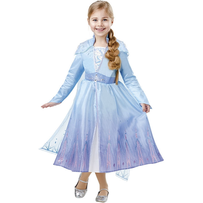 Disfraz de Elsa Frozen 2 Deluxe para niña