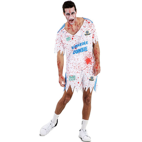 Disfraz de Jugador Fútbol zombie para hombre