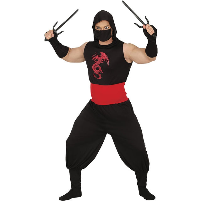 Disfraz de Luchador Ninja para hombre