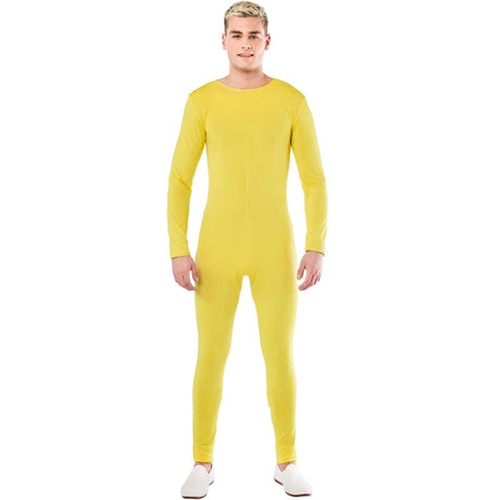 Disfraz de Maillot amarillo spandex para hombre