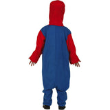 Disfraz de Mario Bros Kigurumi para niño espalda