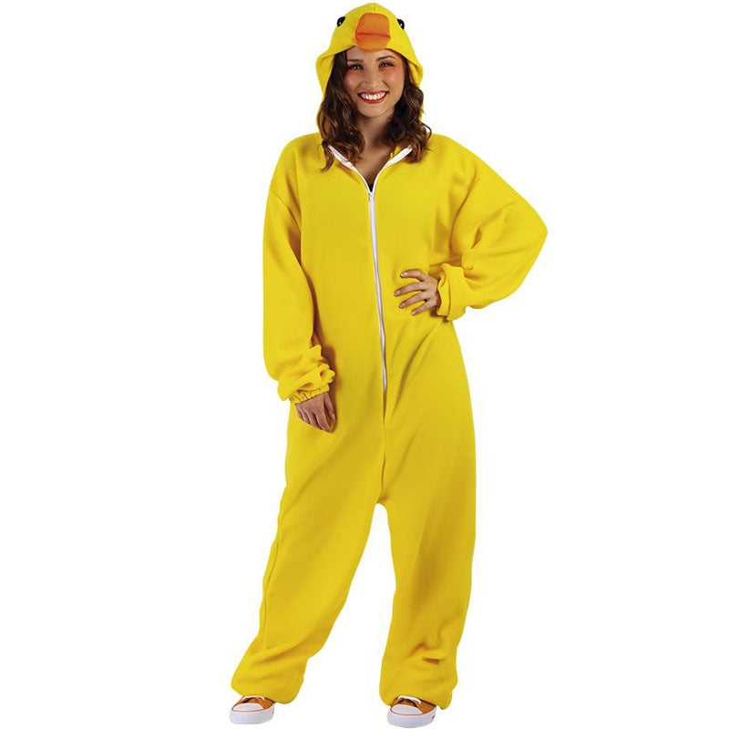 Disfraz de Pato kigurumi para mujer