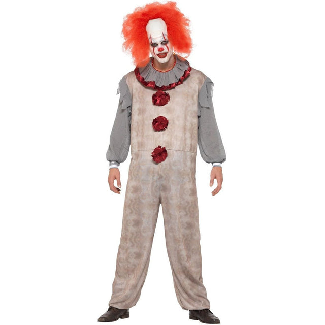 Disfraz de Payaso Pennywise gris para hombre