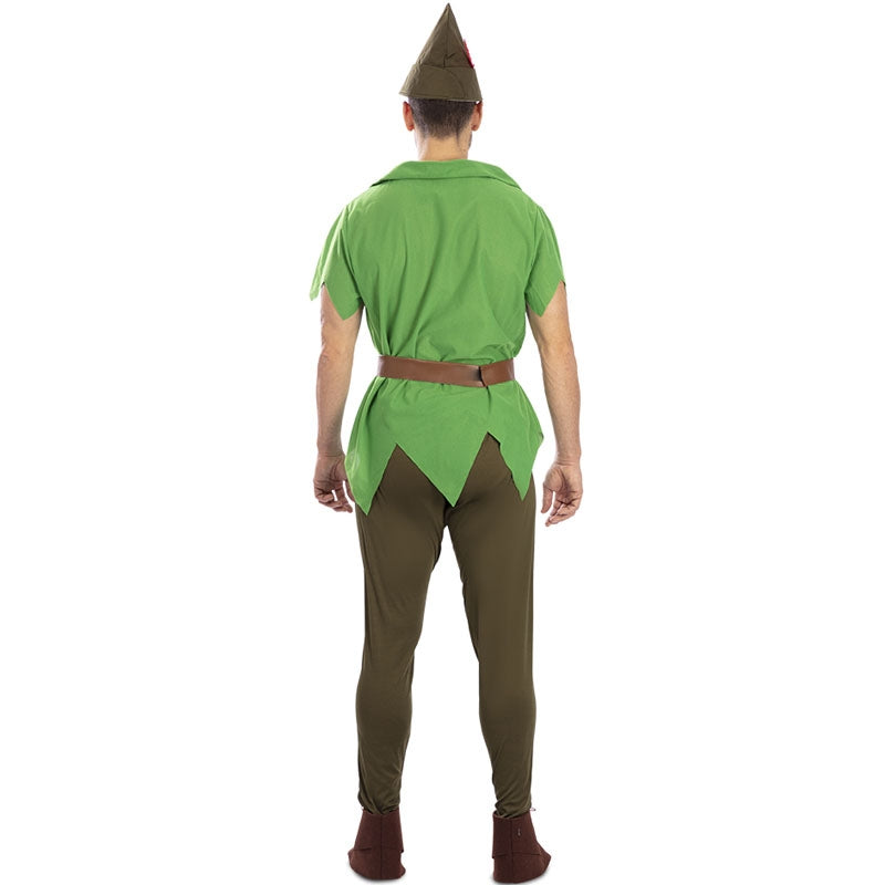 Disfraz de Peter Pan clásico para hombre Espalda