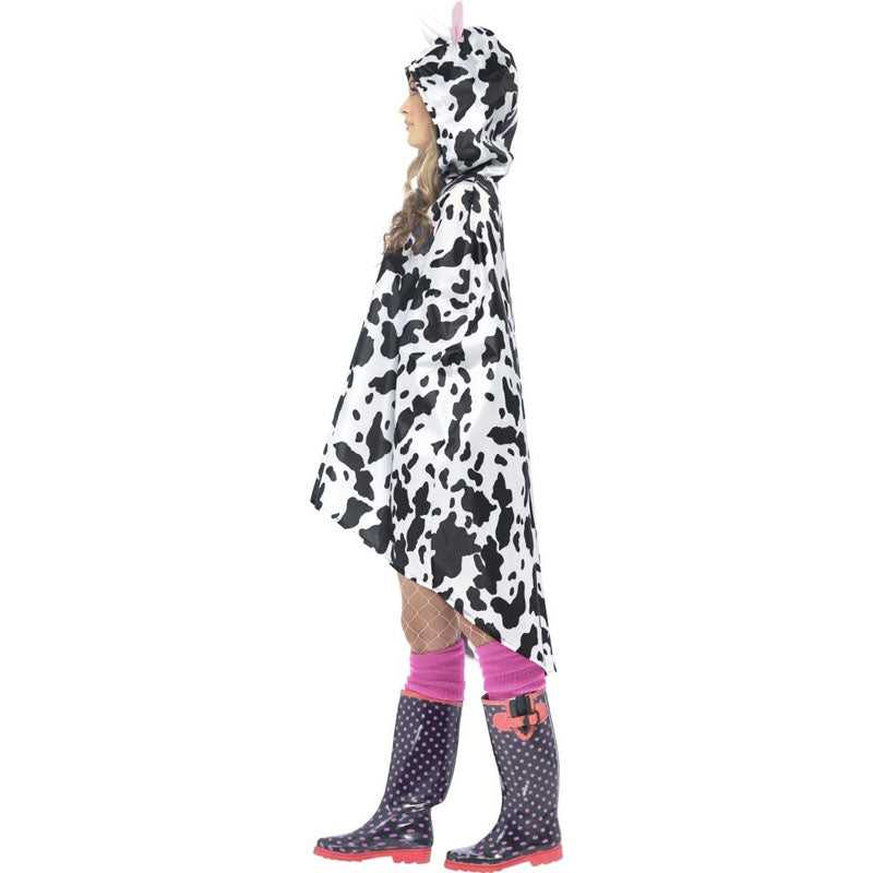 Disfraz de Vaca Poncho Impermeable perfil