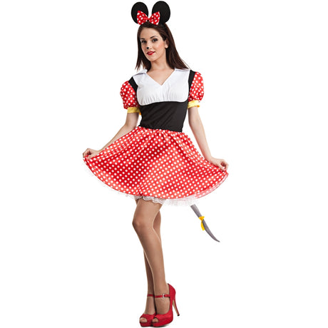 Disfraz de Ratoncita Minnie Mouse para mujer