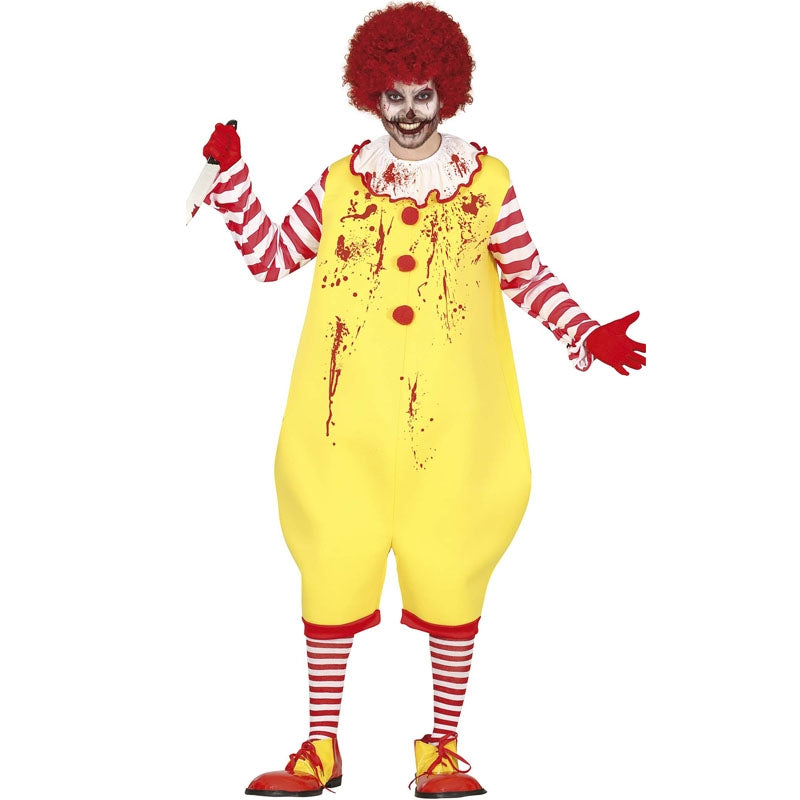 Disfraz de Ronald McDonald Zombie para hombre