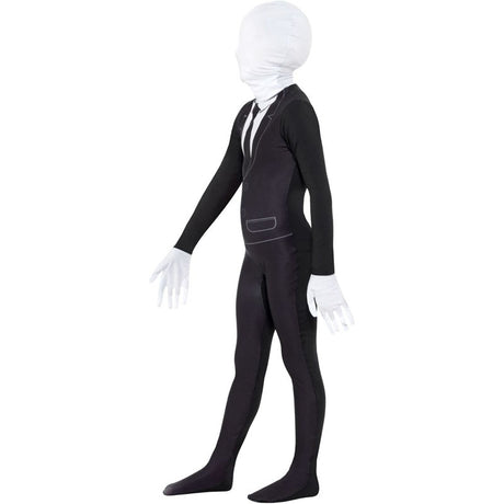 Disfraz de Slenderman para niño perfil