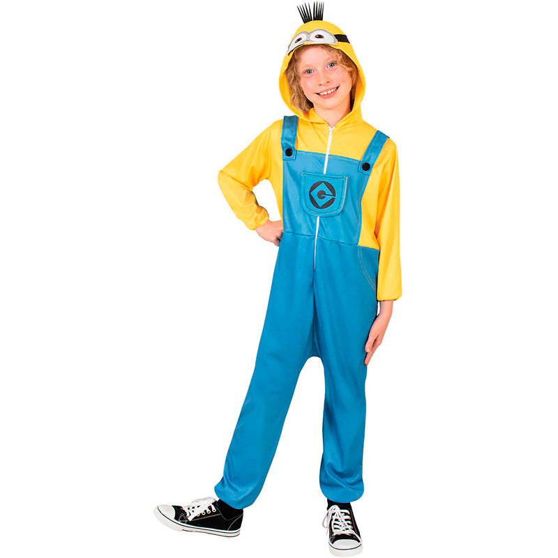 Disfraz de Minion Kevin onesie para niña