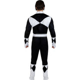 Disfraz de Power Ranger Negro para hombre Espalda