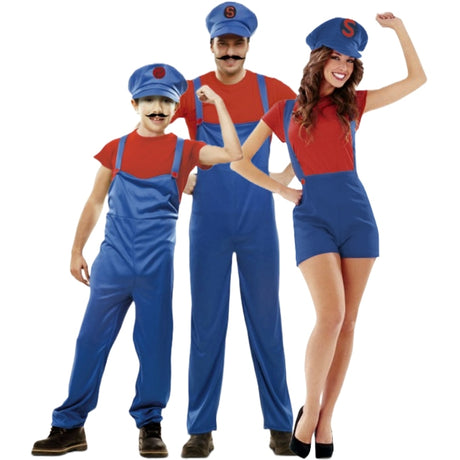 Grupo Disfraces de Super Marios Bros