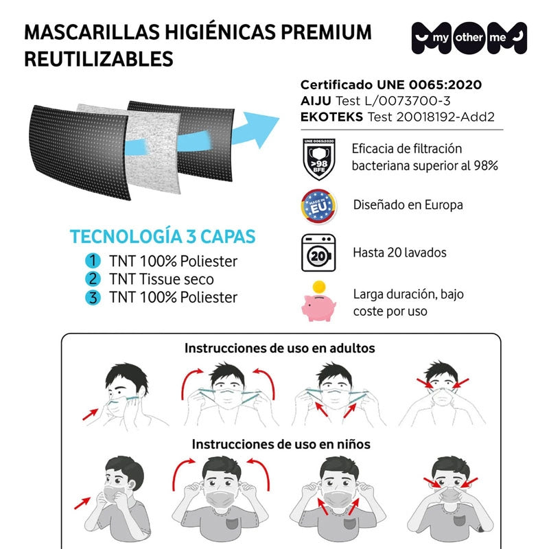 Mascarilla de Sobreviví al 2020 para adulto certified