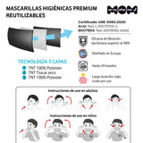 Mascarilla infantil de Reno Navidad certified