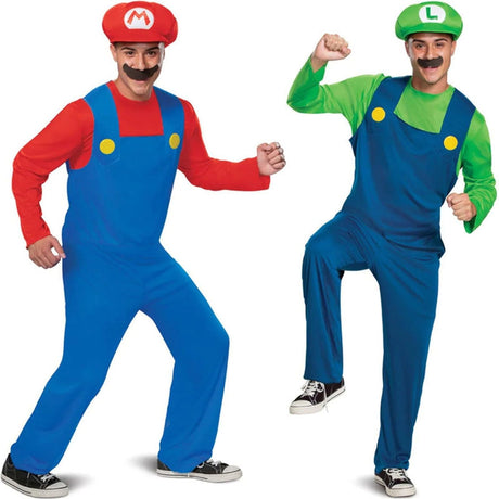 Pareja Nintendo de Mario Bros y Luigi