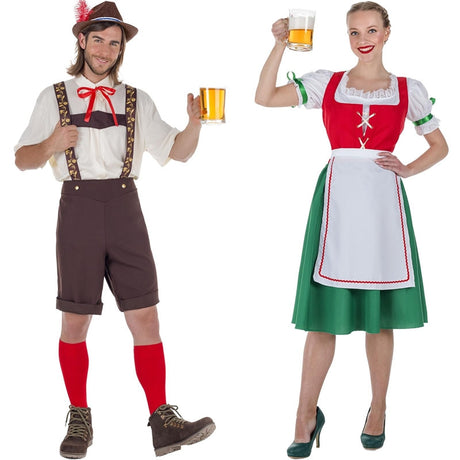 Pareja Tiroleses Oktoberfest