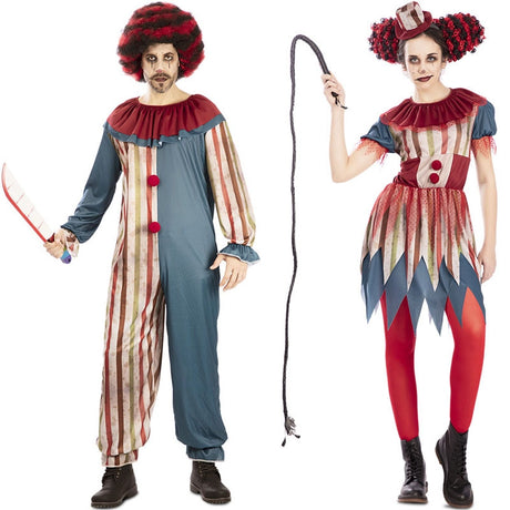 Pareja de Payasos Circo del Terror