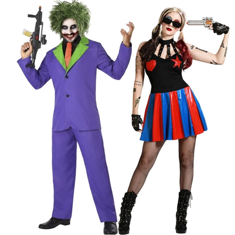 Joker y Arlequina Villana para disfrazarte en pareja