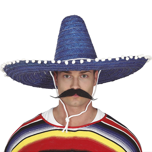 Sombrero mexicano azul