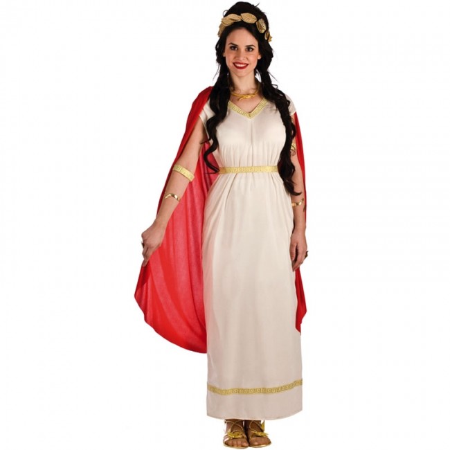 Boland-Europa Dea greca dell'Olimpo costume donna (Taglia M) adulto,  Bianco, BOL83860 : : Moda