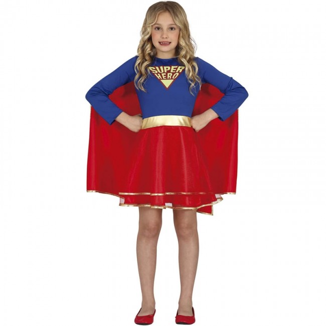 ▷ Costume Superwoman con mantello per bambina