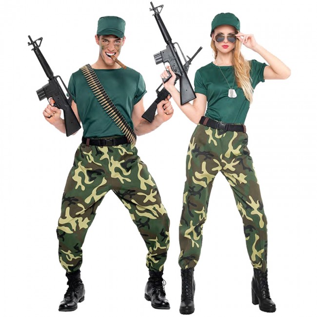 Vestito carnevale militare