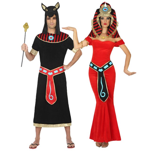 Costumi adulti coppia egiziana