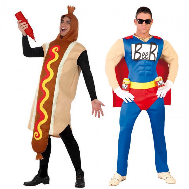 Vestiti di Carnevale di coppia Supereroi della birra online