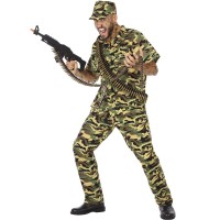 Costume militare soldato fanfara uomo divisa 54759