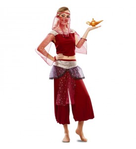 Vestiti di Carnevale di coppia Il Genio della lampada e Jasmine online