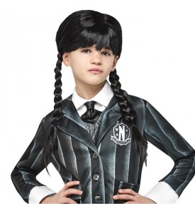 ▷ Costume Mercoledì Addams a Nevermore bambina per Halloween e seminare  paura