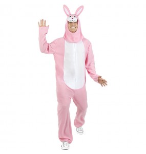 Costume adulto Coniglietto rosa