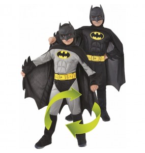 Kit per vestito di carnevale da Batman bambino con maschera e armi