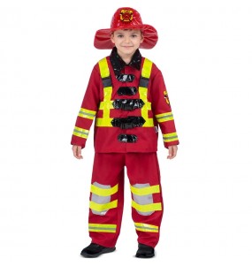 Guirca Costume Carnevale da Pompiere Donna Vigile del Fuoco Vestito  Taglia disponibile S