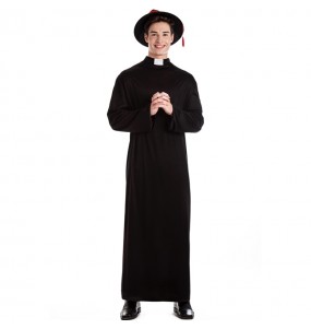 Costume economico da prete per uomo