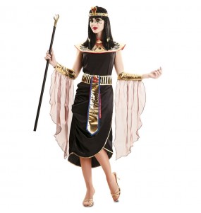 Costume da Faraona Egiziana per Bambina S1-(5/6 Anni) 