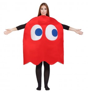 Costume adulto Fantasma Blinky di Pac-Man
