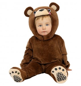 Costume da Orso marrone per neonato
