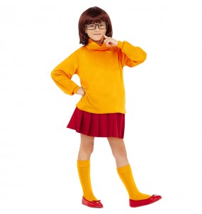 Costume da Velma di Scooby Doo per bambina