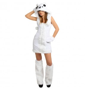 Costume da Orso polare sexy per donna