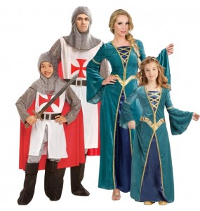 Costumi Crociati e principesse medievali per gruppi e famiglie