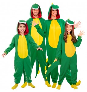Costumi Dinosauri Kigurumi per gruppi e famiglie
